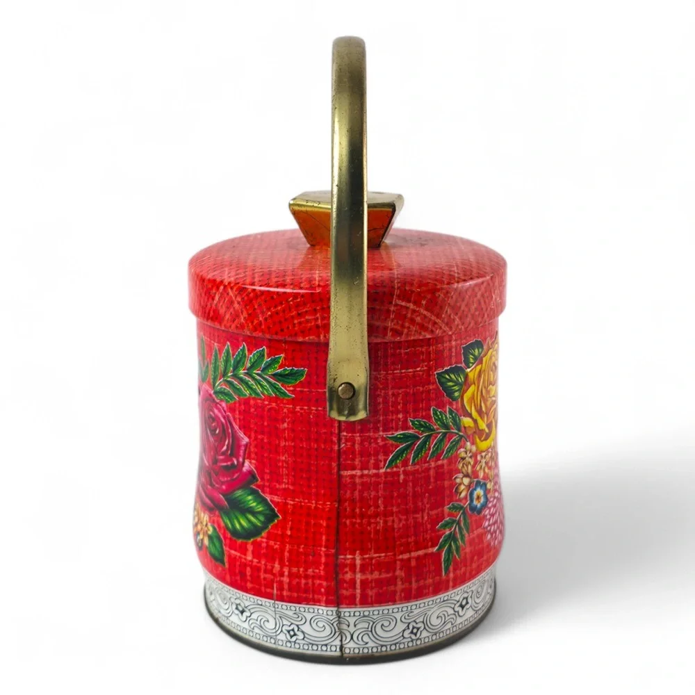 Vintage Murray-Allen "Canvas Rose" Confectionery Tin – Made in England - Picture 3 of 5